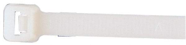 Made in USA - 37-1/4" Long Natural (Color) Nylon Standard Cable Tie - 175 Lb Tensile Strength, 2.29mm Thick, 4" Max Bundle Diam - Exact Tool & Supply