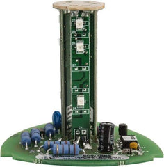 Edwards Signaling - LED Lamp, Blue, Flashing, Stackable Tower Light Module - 120 VAC, 0.02 Amp, IP54, IP65 Ingress Rating, 3R, 4X NEMA Rated, Panel Mount, Pipe Mount - Exact Tool & Supply