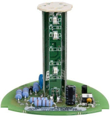 Edwards Signaling - LED Lamp, Green, Flashing, Stackable Tower Light Module - 120 VAC, 0.02 Amp, IP54, IP65 Ingress Rating, 3R, 4X NEMA Rated, Panel Mount, Pipe Mount - Exact Tool & Supply