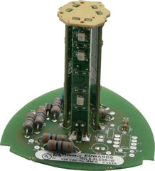 Edwards Signaling - LED Lamp, Blue, Steady, Stackable Tower Light Module - 120 VAC, 0.02 Amp, IP54, IP65 Ingress Rating, 3R, 4X NEMA Rated, Panel Mount, Pipe Mount - Exact Tool & Supply