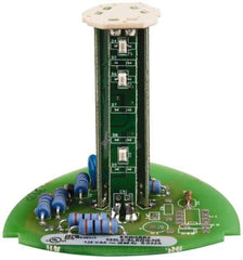 Edwards Signaling - LED Lamp, Green, Steady, Stackable Tower Light Module - 120 VAC, 0.02 Amp, IP54, IP65 Ingress Rating, 3R, 4X NEMA Rated, Panel Mount, Pipe Mount - Exact Tool & Supply