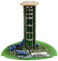 Edwards Signaling - LED Lamp, Red, Steady, Stackable Tower Light Module - 24 VDC, 0.06 Amp, IP54, IP65 Ingress Rating, 3R, 4X NEMA Rated, Panel Mount, Pipe Mount - Exact Tool & Supply