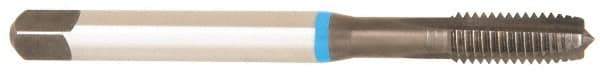 Emuge - 1/4-20 UNC, 3 Flutes, Plug Chamfer, Nitride Finish, Cobalt Spiral Point STI Tap - 0.318" Shank Diam, 3B Class of Fit, Series Rekord B-VA - Exact Tool & Supply