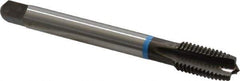 Emuge - 3/8-16 UNC, 3 Flutes, Plug Chamfer, Nitride Finish, Cobalt Spiral Point STI Tap - 0.367" Shank Diam, 3B Class of Fit, Series Rekord B-VA - Exact Tool & Supply