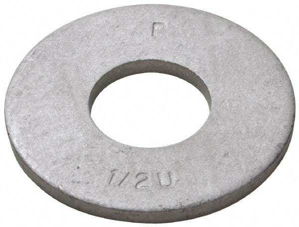 Armor Coat - 7/8" Screw, Grade 8 Alloy Steel USS Flat Washer - 15/16" ID x 2-1/4" OD, 0.141" Thick - Exact Tool & Supply