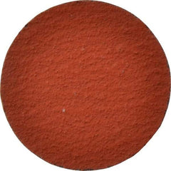 3M - 2" Disc Diam, 80 Grit, Ceramic Quick Change Disc - Type S Attaching System, Coated, Orange, Medium Grade, 25,000 RPM, 777F Series - Exact Tool & Supply