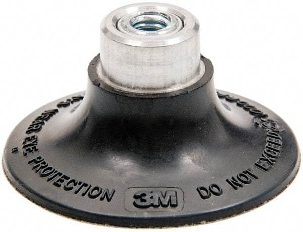 3M - 2" Diam Quick-Change Type P Disc Backing Pad - Medium Density, 25,000 RPM, Roloc TP Compatible - Exact Tool & Supply
