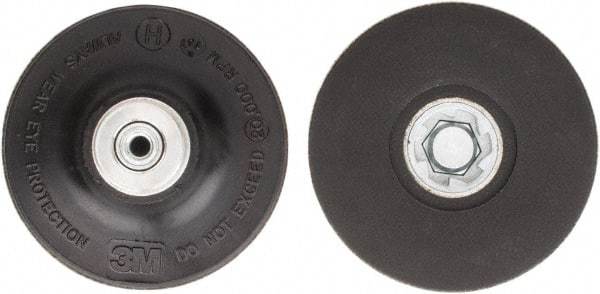 3M - 3" Diam Quick-Change Type P Disc Backing Pad - Hard Density, 20,000 RPM, Roloc TP Compatible - Exact Tool & Supply