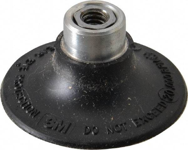 3M - 2" Diam Quick-Change Type R Disc Backing Pad - Soft Density, 25,000 RPM, Roloc TR Compatible - Exact Tool & Supply