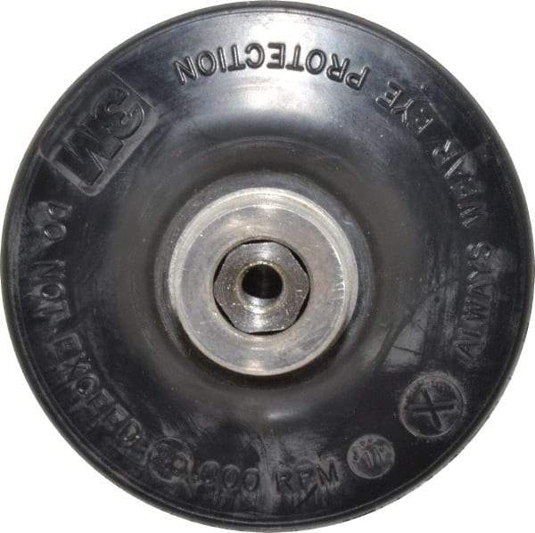 3M - 3" Diam Quick-Change Type R Disc Backing Pad - Extra Hard Density, 20,000 RPM, Roloc TR Compatible - Exact Tool & Supply