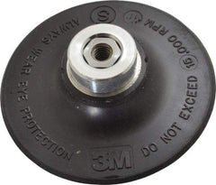 3M - 3" Diam Quick-Change Type R Disc Backing Pad - Soft Density, 15,000 RPM, Roloc TR Compatible - Exact Tool & Supply