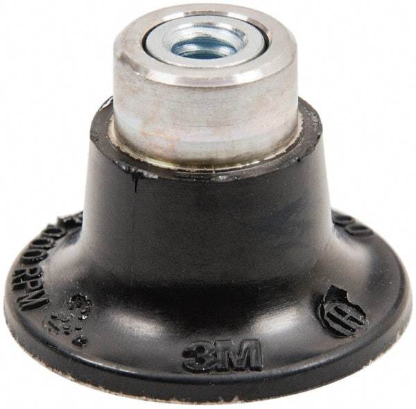 3M - 1-1/2" Diam Quick-Change Type S Disc Backing Pad - Hard Density, 30,000 RPM, Roloc TS Compatible - Exact Tool & Supply