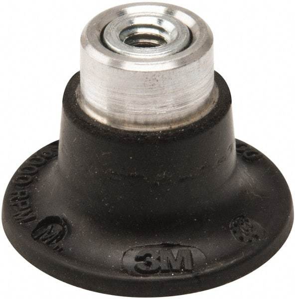 3M - 1-1/2" Diam Quick-Change Type S Disc Backing Pad - Medium Density, 30,000 RPM, Roloc TS Compatible - Exact Tool & Supply