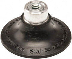 3M - 2" Diam Quick-Change Type S Disc Backing Pad - Medium Density, 25,000 RPM, Roloc TS Compatible - Exact Tool & Supply
