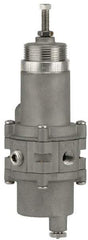 ARO/Ingersoll-Rand - 3/8" NPT Port 1 Piece Filter/Regulator FRL Unit - Stainless Steel Bowl, 20 SCFM, 250 Max psi, 8.35" High, Manual Drain - Exact Tool & Supply