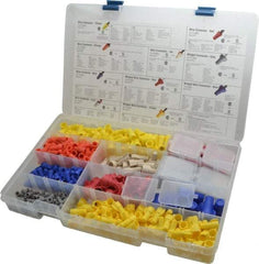 Buchanan - 570 Piece, Wire Connector Kit - 22 to 6 AWG Compatible Wire Size - Exact Tool & Supply