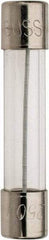 Cooper Bussmann - 250 VAC, 32 VDC, 0.06 Amp, Time Delay Miniature Glass Fuse - 1-1/4" OAL, 1/4" Diam - Exact Tool & Supply
