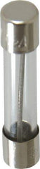 Cooper Bussmann - 250 VAC, 32 VDC, 0.5 Amp, Time Delay Miniature Glass Fuse - 1-1/4" OAL, 1/4" Diam - Exact Tool & Supply