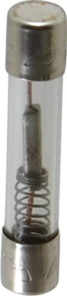 Cooper Bussmann - 32 VAC/VDC, 20 Amp, Time Delay Miniature Glass Fuse - 1-1/4" OAL, 1/4" Diam - Exact Tool & Supply