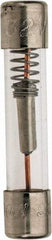 Cooper Bussmann - 32 VAC/VDC, 25 Amp, Time Delay Miniature Glass Fuse - 1-1/4" OAL, 1/4" Diam - Exact Tool & Supply