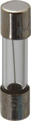 Cooper Bussmann - 125 VAC, 32 VDC, 6 Amp, Time Delay Miniature Glass Fuse - 20mm OAL, 10 at AC kA Rating, 5mm Diam - Exact Tool & Supply