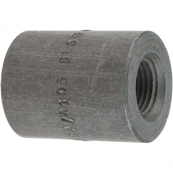 Made in USA - Size 1/8", Class 3,000, Forged Carbon Steel Black Pipe End Cap - 3,000 psi, Threaded End Connection - Exact Tool & Supply