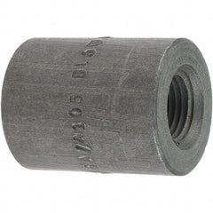 Made in USA - Size 1/8", Class 3,000, Forged Carbon Steel Black Pipe End Cap - 3,000 psi, Threaded End Connection - Exact Tool & Supply