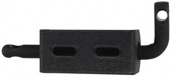 Made in USA - Aluminum and Steel Frame Wall Mounting Kit - Black Wrinkle - Exact Tool & Supply