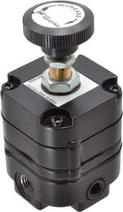 ARO/Ingersoll-Rand - 1/4 NPT Port, 14 CFM, Zinc Precision Constant Bleed Regulator - 2 to 120 psi Range, 150 Max psi Supply Pressure, 1/4" Gauge Port Thread, 2.12" Wide x 4.55" High - Exact Tool & Supply