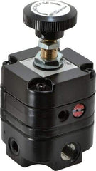ARO/Ingersoll-Rand - 1/4 NPT Port, 14 CFM, Zinc Precision Constant Bleed Regulator - 2 to 60 psi Range, 150 Max psi Supply Pressure, 1/4" Gauge Port Thread, 2.12" Wide x 4.55" High - Exact Tool & Supply