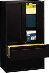 Hon - File & Cabinet Combinations Type: File/Cabinet Combo Color: Black - Exact Tool & Supply