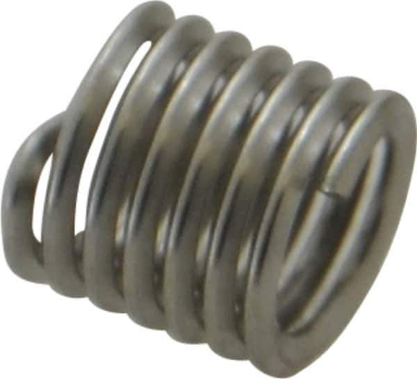 Recoil - 5/16-18 UNC, 0.469" OAL, Free Running Helical Insert - 6-5/8 Free Coils, Tanged, Stainless Steel, 1-1/2D Insert Length - Exact Tool & Supply