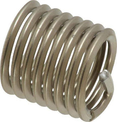 Recoil - 1/2-13 UNC, 3/4" OAL, Free Running Helical Insert - 7-7/8 Free Coils, Tanged, Stainless Steel, 1-1/2D Insert Length - Exact Tool & Supply