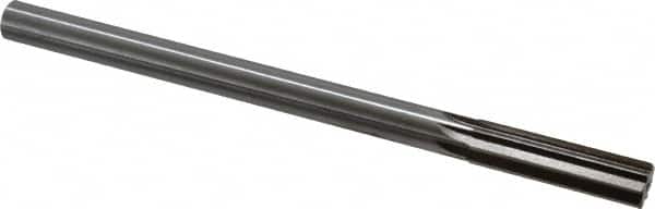 Interstate - 0.613" High Speed Steel 6 Flute Chucking Reamer - Exact Tool & Supply