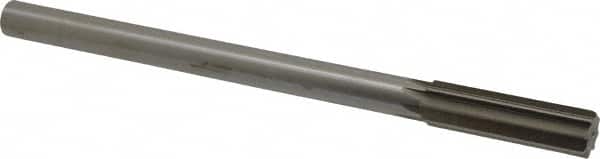 Interstate - 0.649" High Speed Steel 6 Flute Chucking Reamer - Exact Tool & Supply