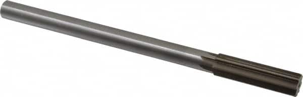 Interstate - 0.667" High Speed Steel 6 Flute Chucking Reamer - Exact Tool & Supply