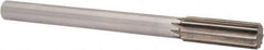 Interstate - 0.879" High Speed Steel 6 Flute Chucking Reamer - Straight Flute, 3/4" Straight Shank, 2-5/8" Flute Length, 10" OAL - Exact Tool & Supply