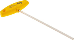 Wiha - 5/32" Hex, T-Handle, Hex Key - 6" OAL, Inch System of Measurement - Exact Tool & Supply