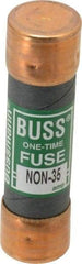 Cooper Bussmann - 125 VDC, 250 VAC, 35 Amp, Fast-Acting General Purpose Fuse - Fuse Holder Mount, 76.2mm OAL, 50 at AC/DC kA Rating, 13/16" Diam - Exact Tool & Supply
