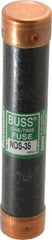 Cooper Bussmann - 600 VAC, 35 Amp, Fast-Acting General Purpose Fuse - Fuse Holder Mount, 5-1/2" OAL, 50 at AC/DC kA Rating, 1-1/16" Diam - Exact Tool & Supply