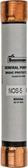 Cooper Bussmann - 600 VAC, 5 Amp, Fast-Acting General Purpose Fuse - Fuse Holder Mount, 127mm OAL, 50 at AC/DC kA Rating, 13/16" Diam - Exact Tool & Supply