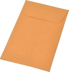 Quality Park - 4-1/4" Long x 2-1/2" Wide Gummed Flap Kraft Coin Envelope - 20 Lb Paper Weight - Exact Tool & Supply