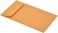 Quality Park - 4-1/4" Long x 2-1/2" Wide Gummed Flap Kraft Coin Envelope - 28 Lb Paper Weight - Exact Tool & Supply