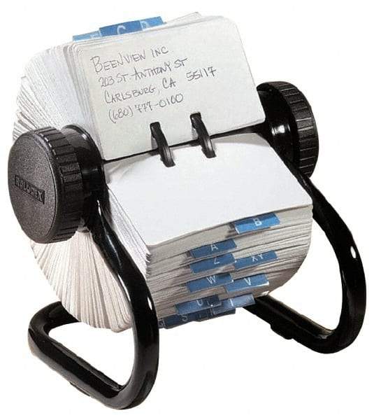 Rolodex - 500 Open Rotary - 2-1/4 x 4" - Exact Tool & Supply