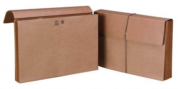 SMEAD - 10 x 15-3/8", Legal, Brown, 5-1/4" Expanding Wallet - 1 per Box - Exact Tool & Supply