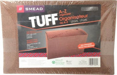 SMEAD - 10 x 15", Legal, Brown, A-Z Indexed Expanding Files - 1 per Box - Exact Tool & Supply