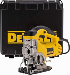 DeWALT - 6.5 Amp, 500 to 3,100 SPM, 1 Inch Stroke Length, Electric Jigsaw - 120V, 45° Cutting Angle - Exact Tool & Supply