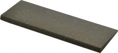 Norton - 4-1/2" Long x 1-3/4" Diam x 1/4" Thick, Aluminum Oxide Sharpening Stone - Round Edge Slip, Coarse Grade - Exact Tool & Supply