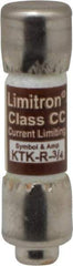 Cooper Bussmann - 600 VAC, 0.75 Amp, Fast-Acting General Purpose Fuse - Fuse Holder Mount, 1-1/2" OAL, 200 at AC (RMS) kA Rating, 13/32" Diam - Exact Tool & Supply