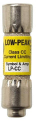 Cooper Bussmann - 150 VDC, 600 VAC, 0.8 Amp, Time Delay General Purpose Fuse - Fuse Holder Mount, 1-1/2" OAL, 20 at DC, 200 at AC (RMS) kA Rating, 13/32" Diam - Exact Tool & Supply